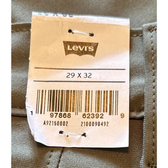NWT Levi's Pants Mens 29x32 Chino Standard Taper XX Tech Olive Green Stretch - Picture 8 of 12